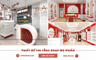 Thiết Kế Shop Mỹ Phẩm